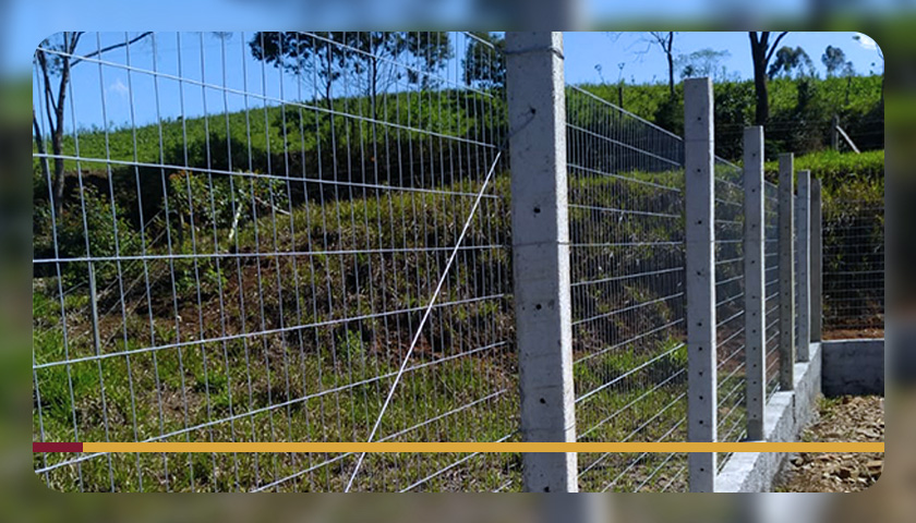 instalação da tela soldada