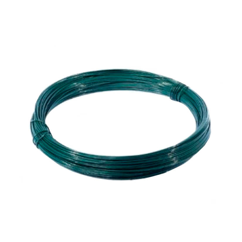 Arame liso revestido em PVC